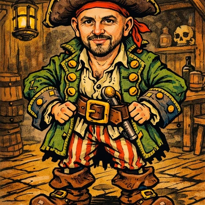 Герой мультфильма «Остров сокровищ» — AI промт для GPT Image 1.5