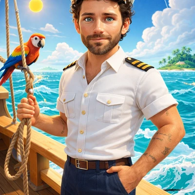 Герой мультфильма: Отважный шкипер — AI промт для GPT Image 1.5