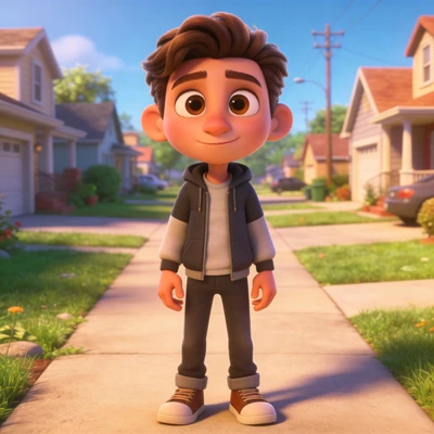 Герой мультфильма Pixar — AI промт для Seedream 4.5