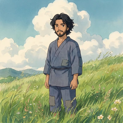 Герой мультфильмов Studio Ghibli — AI промт для Nano Banana Pro