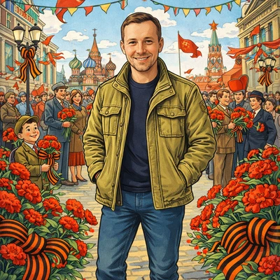 Герой ретро-мультфильма — AI промт для GPT Image 1.5