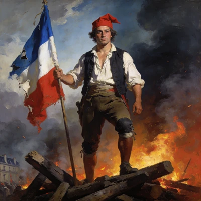 Гладиатор Великой Французской Революции — AI промт для Seedream 4.5