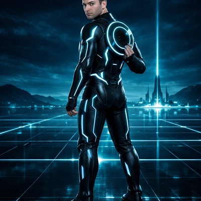 Главный герой фильма «Трон» — AI промт для GPT Image 1.5