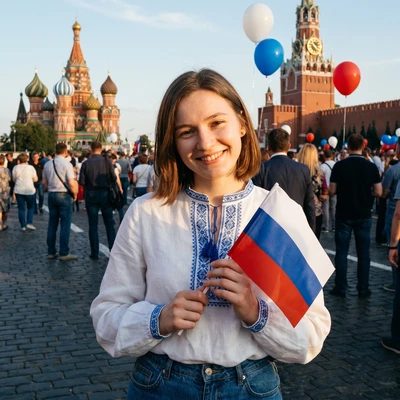 Гордость России: День Триколора — AI промт для Nano Banana Pro