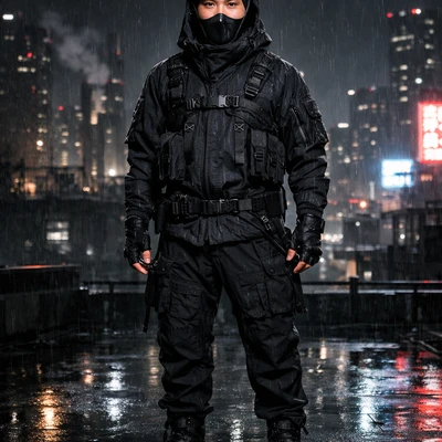 Городской ниндзя в стиле Techwear — AI промт для GPT Image 1.5
