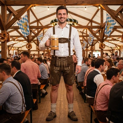 Гость фестиваля Октоберфест — AI промт для Nano Banana Pro