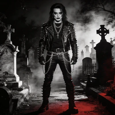 Готическая обложка рок-альбома — AI промт для Seedream 4.5