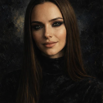 Графический Нуар в Масле — AI промт для GPT Image 1.5