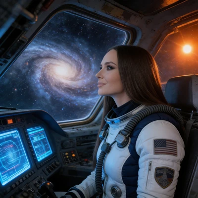 Интерстеллар: Пилот Дальнего Космоса — AI промт для Seedream 4.5