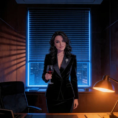 Интриги нео-нуара — AI промт для Seedream 4.5