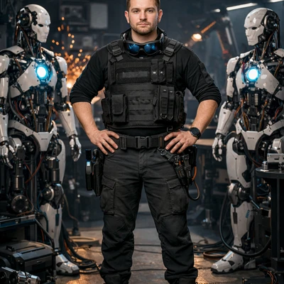 Инженер-механик человекоподобных роботов — AI промт для GPT Image 1.5