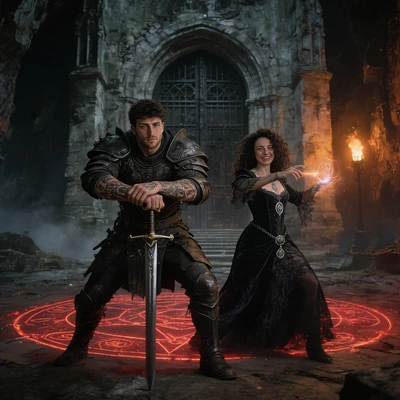 Исследователи забытых миров: RPG квест — AI промт для Seedream 4.5