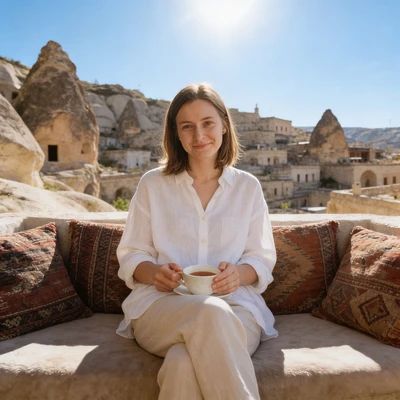 Исследовательница Каппадокии — AI промт для Seedream 4.5
