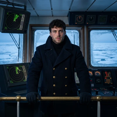 Капитан Ледового Ледокола — AI промт для Nano Banana Pro