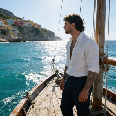 Капитан «Средиземноморья» — AI промт для Seedream 4.5