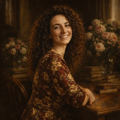 Картина маслом: Цветочная пастораль — AI промт для GPT Image 1.5