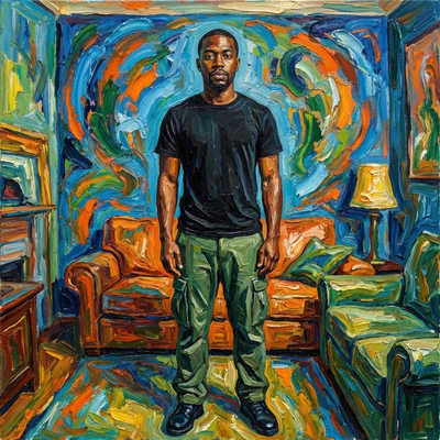 Картина в стиле экспрессионизма — AI промт для Nano Banana Pro