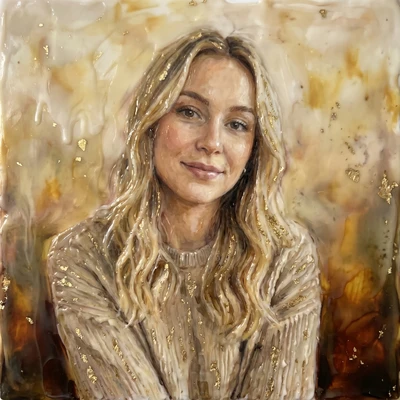 Картина в стиле «Энкаустика» — AI промт для Nano Banana Pro