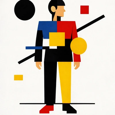 Картина в стиле сюпрематизма — AI промт для GPT Image 1.5