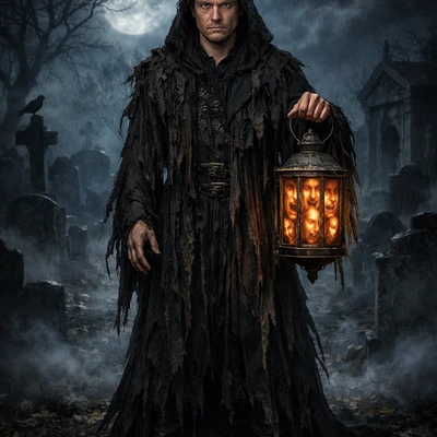 Хоррор: Коллекционер душ в тумане — AI промт для GPT Image 1.5