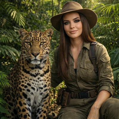 Хозяйка леопардового приюта — AI промт для GPT Image 1.5