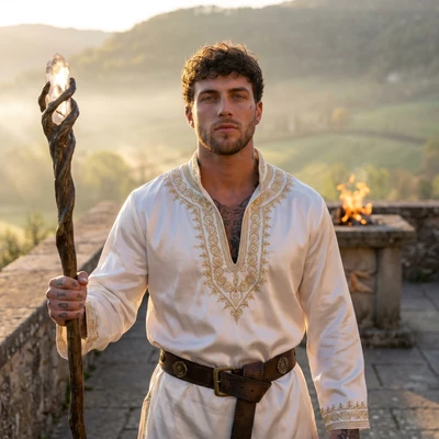 Хранитель весеннего пламени — AI промт для Nano Banana Pro