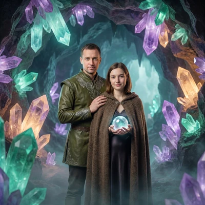 Хранители Хрустального Грота — AI промт для Nano Banana Pro