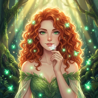 Хранительница духа леса — AI промт для Nano Banana Pro