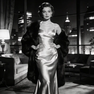 Кинодива золотого века Голливуда — AI промт для Seedream 4.5