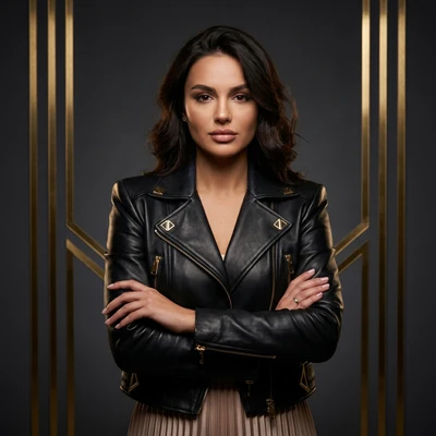 Королева Темного Арт-Деко — AI промт для Nano Banana Pro