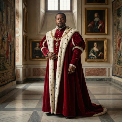 Королевский портрет эпохи Ренессанса — AI промт для Nano Banana Pro