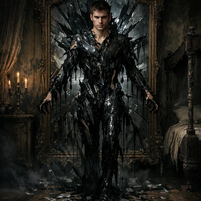 Кошмар из зазеркалья — AI промт для GPT Image 1.5