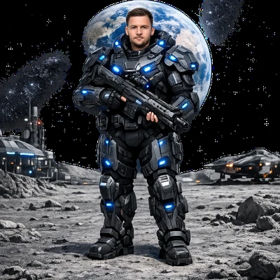 Космический десантник — AI промт для GPT Image 1.5