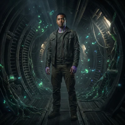 Космический хоррор: Чужеродная форма — AI промт для Nano Banana Pro