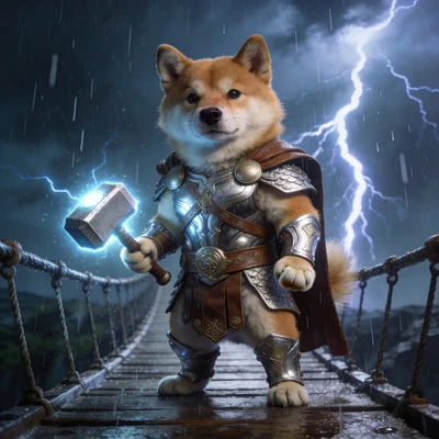 Кот — Скандинавский Бог Грома — AI промт для Seedream 4.5