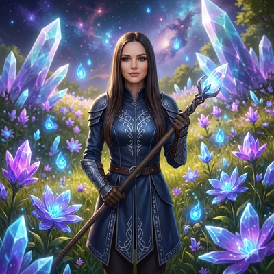 Легенда о Кристальной Долине: RPG — AI промт для Nano Banana Pro