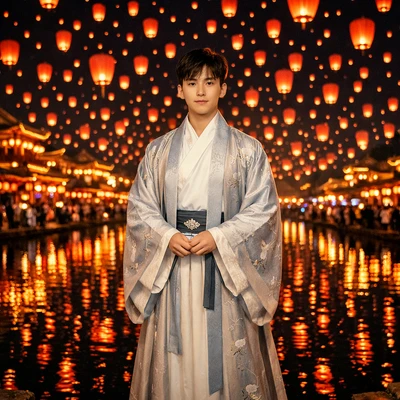 Лунный фестиваль фонариков — AI промт для GPT Image 1.5