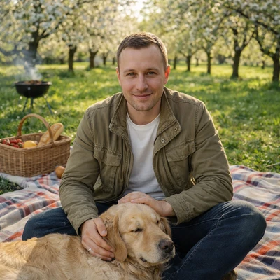 Майский Пикник с Питом — AI промт для GPT Image 1.5