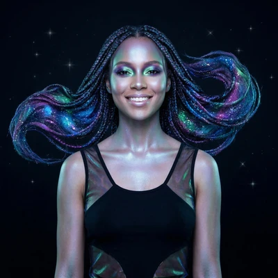 Макияж «Северное сияние» — AI промт для Nano Banana Pro