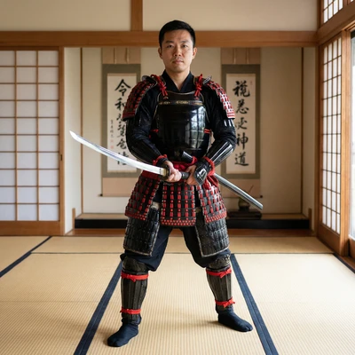 Мастер меча — Самурай — AI промт для Nano Banana Pro