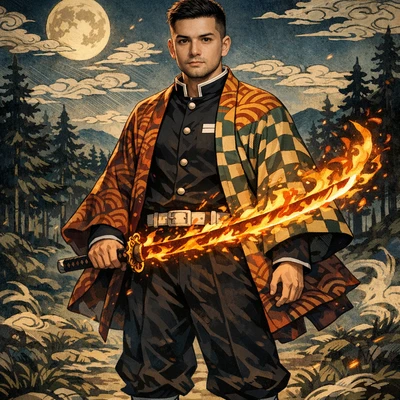 Мастер меча в стиле аниме «Клинок» — AI промт для GPT Image 1.5