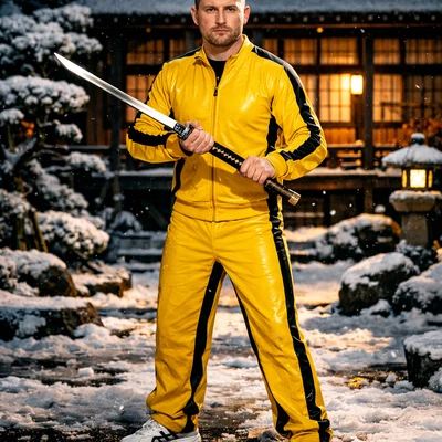 Мастер меча в стиле 'Убить Билла' — AI промт для GPT Image 1.5