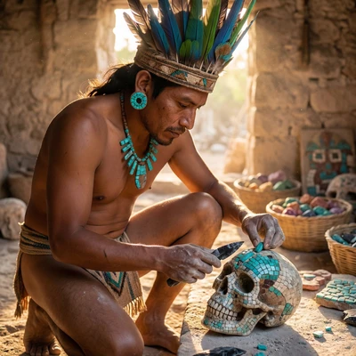 Мастер мезоамериканских орнаментов — AI промт для Nano Banana Pro