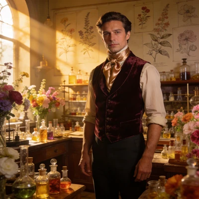 Мастер-парфюмер в лаборатории — AI промт для Seedream 4.5