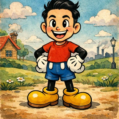 Мир видеоигры «Cuphead» — AI промт для GPT Image 1.5