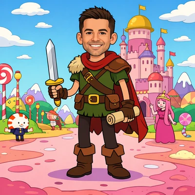 Мир «Времени Приключений» — AI промт для GPT Image 1.5