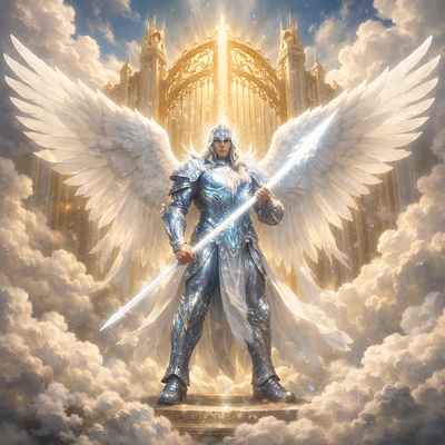 Мистический страж небесных врат — AI промт для GPT Image 1.5