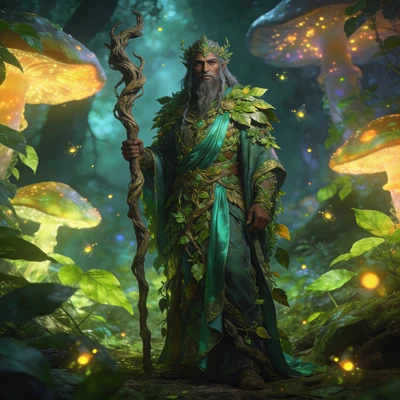 Мистический жрец природы — AI промт для Seedream 4.5