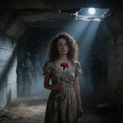 Мистическое эхо войны — AI промт для Seedream 4.5