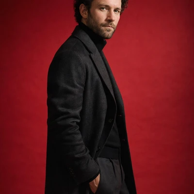 Модернистский портрет в красном — AI промт для GPT Image 1.5